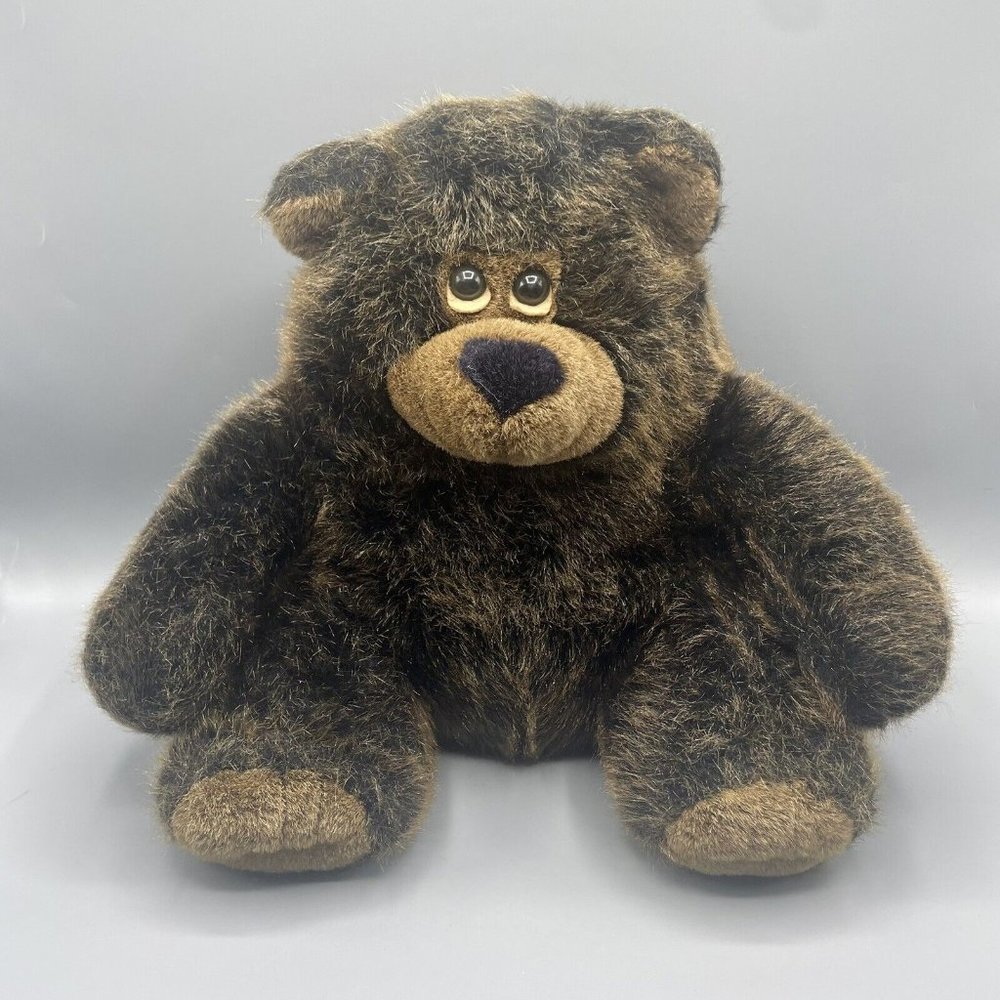 Fiesta Grizzly Bear Sitting Plush America Wego 1143A Rare Toy Vintage 1991 12"